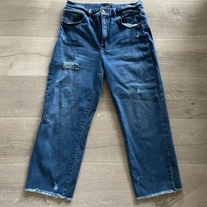Straight ankle jeans express